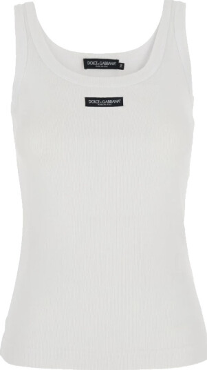 Dolce & Gabbana Dame Topper Hvit M,