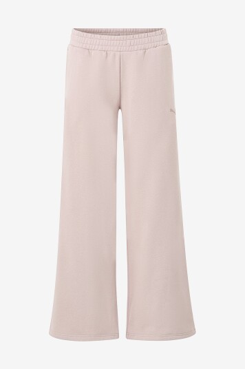 Puma Sweatpants Ess Cat Comfort Wide Leg Pants FL op Beige