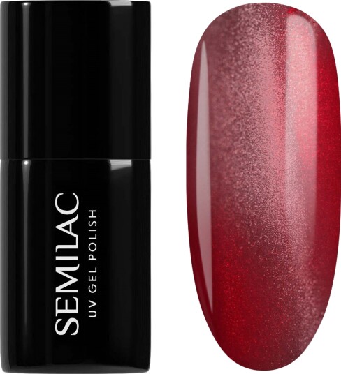 SEMILAC UV Gel Polish 736 Crimson Jelly Gloss