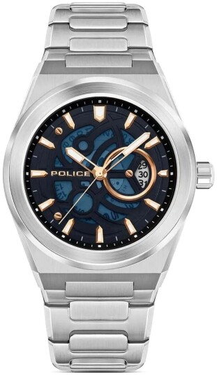 Police Herreklokke PEWJH2228008 Ofset Sort/Stål Ø45 mm