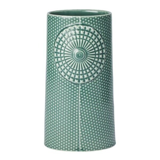 Dottir Pipanella dot vase oval 22,5 cm spruce Dottir Pipanella dot vase oval 22,5 cm spruce