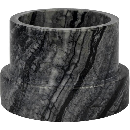 Mette Ditmer MARBLE Lysestake Høy Sort/Grå Mette Ditmer MARBLE Lysestake Høy Sort/Grå