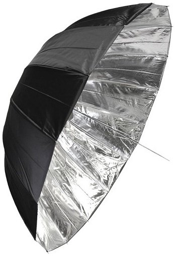 Fotoplex Paraply Reflektiv S?lv 135 cm