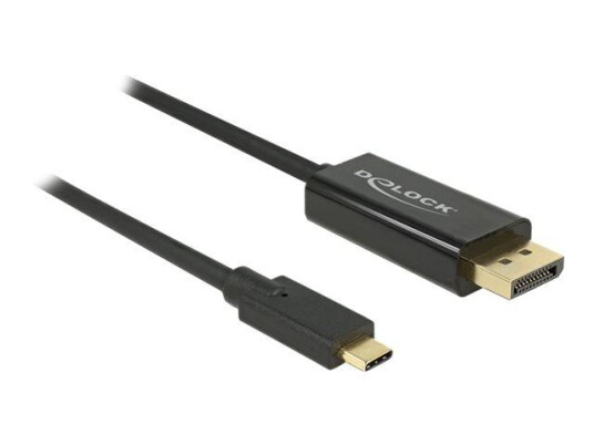 Delock 2m DisplayPort til USB-C Videoadapter 4K 60Hz Hankjønn