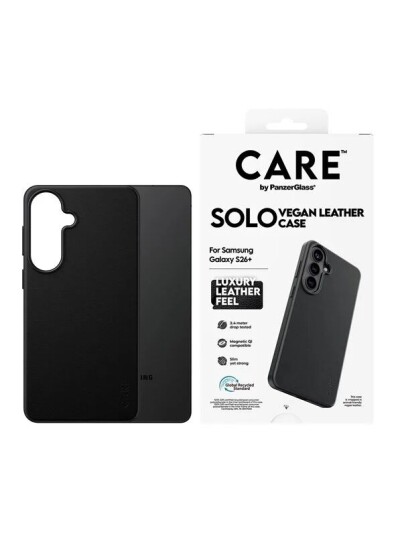 CARE by PanzerGlass Solo Case Black w. Qi Samsung Galaxy S26+