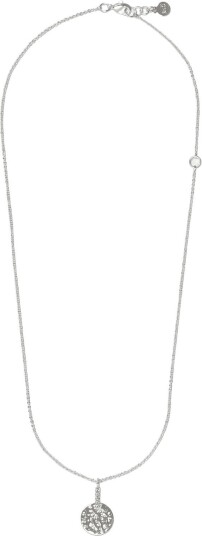 SNÖ of Sweden Union Casey Hammered Pendant Neck 40 45 Silver ONE SIZE