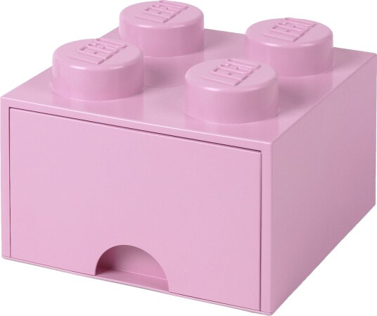 LEGO Oppbevaringsboks med Skuff 4 Rosa