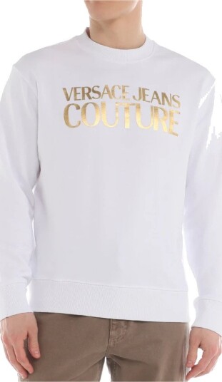 Versace Jeans Couture Herre Gensere & Hettegensere Hvit L,