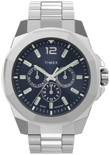 Timex Herreklokke TW2V43300 Classic Blå/Stål Ø44 mm