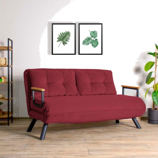 Alfredton Sovesofa 2 seter 175x133 cm Rød
