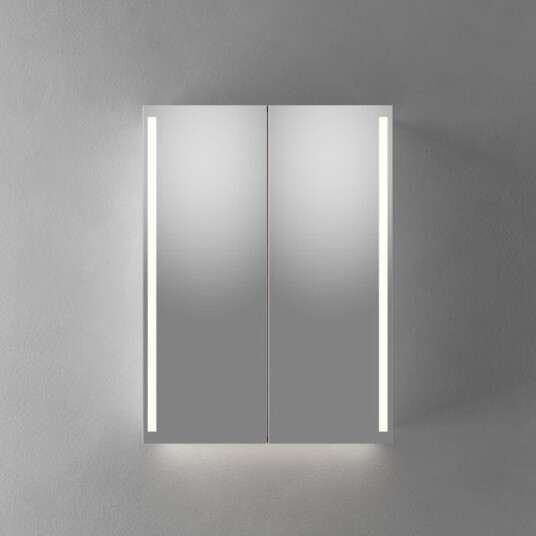 Linn Bad Vikja Speilskap Mørk eik / 60cm Linn Bad Vikja Speilskap Mørk eik / 60cm
