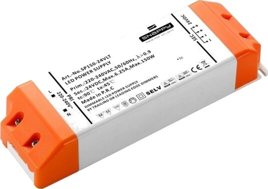 Snappy Snappy Dimbbar LED Driver 12V Triac Dim MAX 150W Snappy Snappy Dimbbar LED Driver 12V Triac Dim MAX 150W