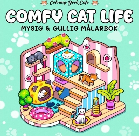Malerbok: Cozy Comfy Cat Life