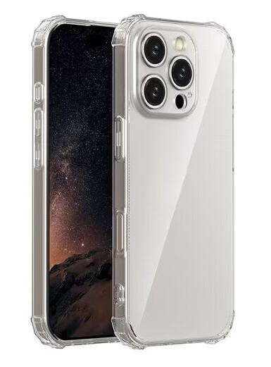Anti-Shock 1,5 mm skal till iPhone 16 Plus Transparent