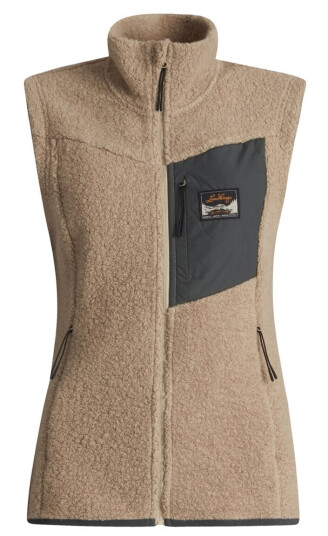 Lundhags Flok Wool Pile Vest, Dame SAND S Lundhags Flok Wool Pile Vest, Dame SAND S