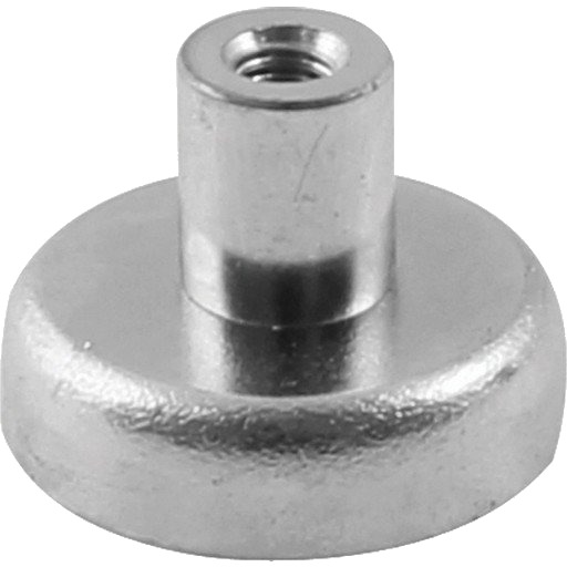 Ferrit Pottemagnet Ø16 Mm Med M3 Gevindbøsning 15N