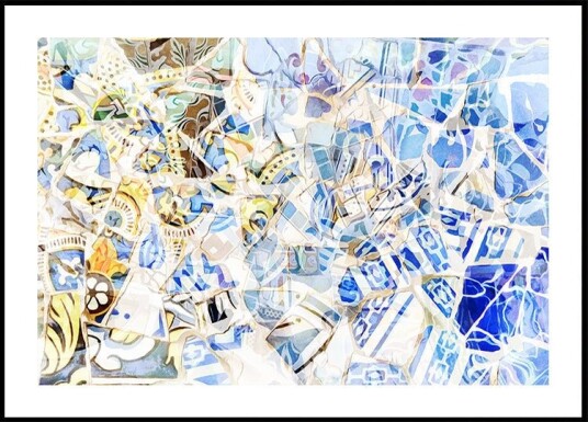 Mosaic of Barcelona 01 Plakat Plakat / 70x100cm