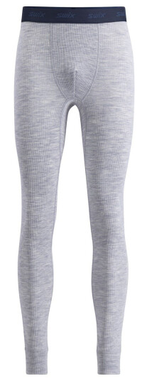 Swix RaceX Merino Pants, M's Light Grey Melange/Dark Navy L