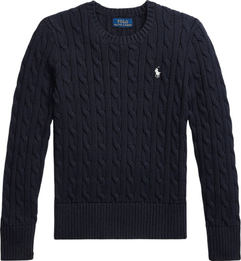 Polo Ralph Lauren Rl Navy W/ Nevis Girl Pullover S/7 år