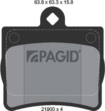 PAGID T1139N Bremseklosser
