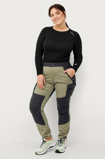 Áhkká Turbukse Colourblock W Grønn
