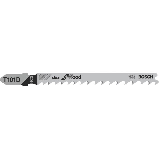 Bosch T 101 D Stikksagblad for Tre 100mm - 100 Stk Elektroverktøy Tilbehør