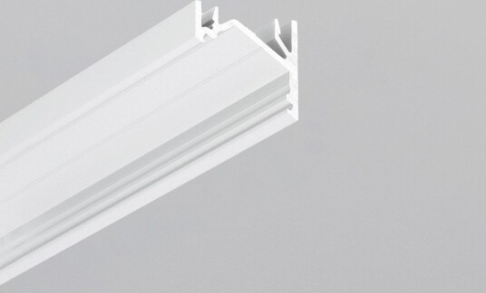 Topmet 2m aluminiumprofil CORNER12.V2 EF/U Hvit lakkert hjørne LED skinne Topmet 2m aluminiumprofil CORNER12.V2 EF/U Hvit lakkert hjørne LED skinne