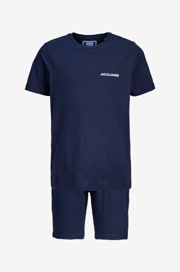 Jack & Jones Junior Sett jacEverest SS Tee And Shorts Set W Blå