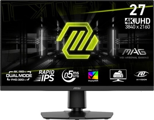 MSI 27" 4K GAMING IPS-skjerm 160Hz 0.5ms HDR400 MSI 27" 4K GAMING IPS-skjerm 160Hz 0.5ms HDR400