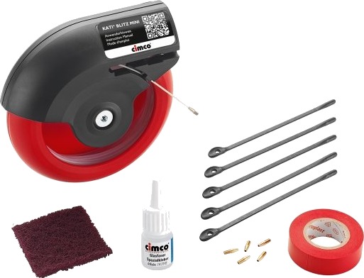 Cimco 142062 Svart Rød 1,2 Mm 25 M Cimco 142062 Svart Rød 1,2 Mm 25 M