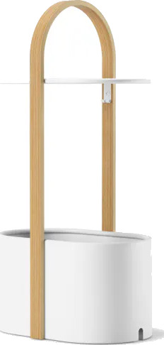 Umbra Bellwood sidebord med oppbevaring hvit natur