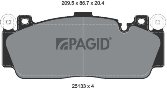 PAGID T3140N Bremseklosser PAGID T3140N Bremseklosser