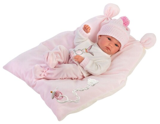 Llorens Bimba Dukke med Lyserød Pude 35cm Llorens Bimba Dukke med Lyserød Pude 35cm