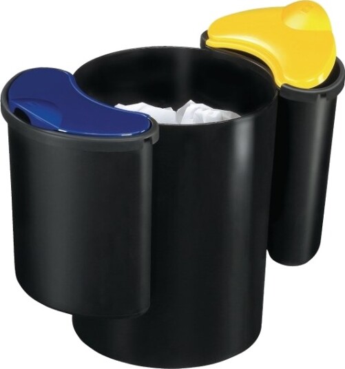 Papirkurv Cep 516 Til Affaldssortering Sort 1X16l + 2X4.5L Papirkurv Cep 516 Til Affaldssortering Sort 1X16l + 2X4.5L