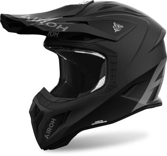 Airoh Aviator Ace 2 Solid Motocross Hjelm L Svart Airoh Aviator Ace 2 Solid Motocross Hjelm L Svart