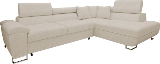 Reginia Sofa med Sjeselong 3 seter Beige Reginia Sofa med Sjeselong 3 seter Beige