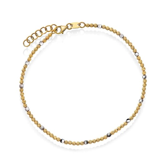 Pan Jewelry Armbånd i flerfarget 585 gull med kuler
