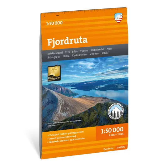 Calazo förlag Turkart Fjordruta 1:50.000 OneSize, NoColour
