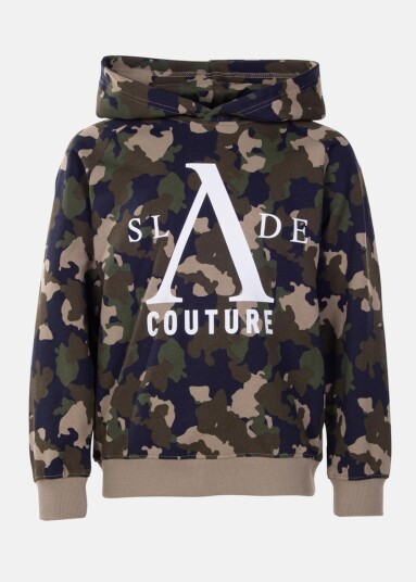 Slade Telluride Hood Jr Camo Black Aop/White 120 Hoodies