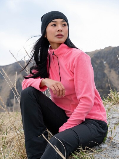 Twentyfour Aurora Half Zip Fleece Rosa 34
