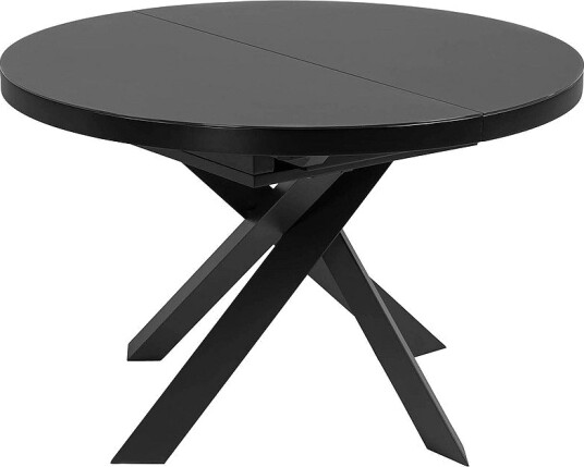 Kave Home Uttrekkbart Vashti Ø 120 160 cm Svart