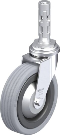 Blickle 286732 Lra-Vpa 100K-Fa-E01 Styrehjul - Hjuldiameter 100 Mm - Bæreevne Maks. 70 Kg - 1 Stk