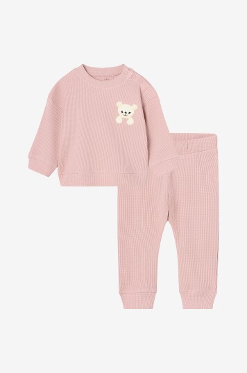 Ellos Collection   Sett med collegegenser og sweatpants   Rosa