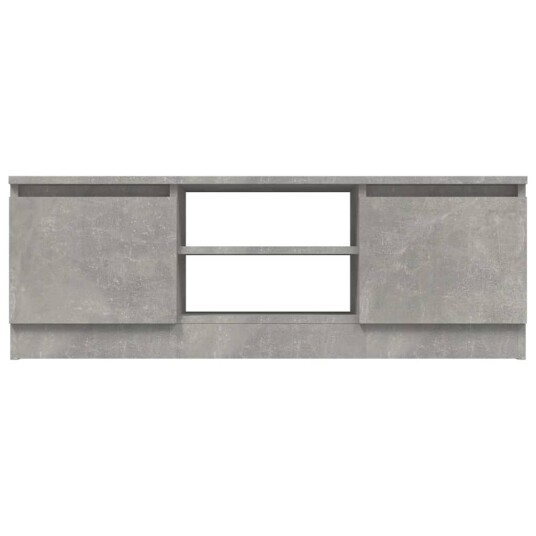 vidaXL TV-benk med dør betonggrå 102x30x36 cm vidaXL TV-benk med dør betonggrå 102x30x36 cm