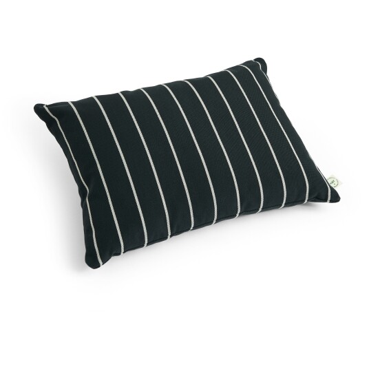 Outdoor Market Cushion 35x45 cm Black With Beige Stripe