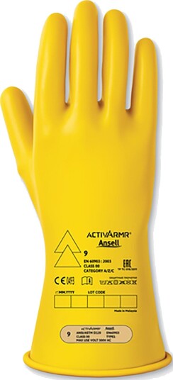 Ansell ActivArmr RIG0011Y Hanske lavspenning 9, Klær