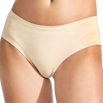 Bread and Boxers Cotton Hipsters Truser 2P Beige økologisk bomull Medium Dame