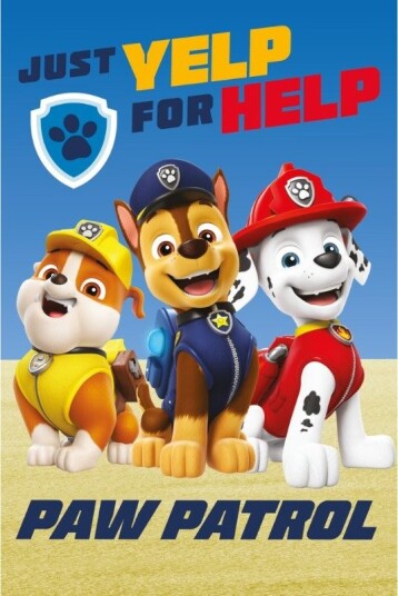 Paw Patrol Pledd 120x150cm