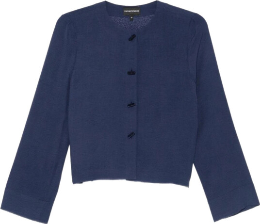 Emporio Armani Dame Strikkevarer Blå 2XS,