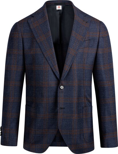 Luigi Borrelli Sorento jacket 50 blå herre Luigi Borrelli Sorento jacket 50 blå herre
